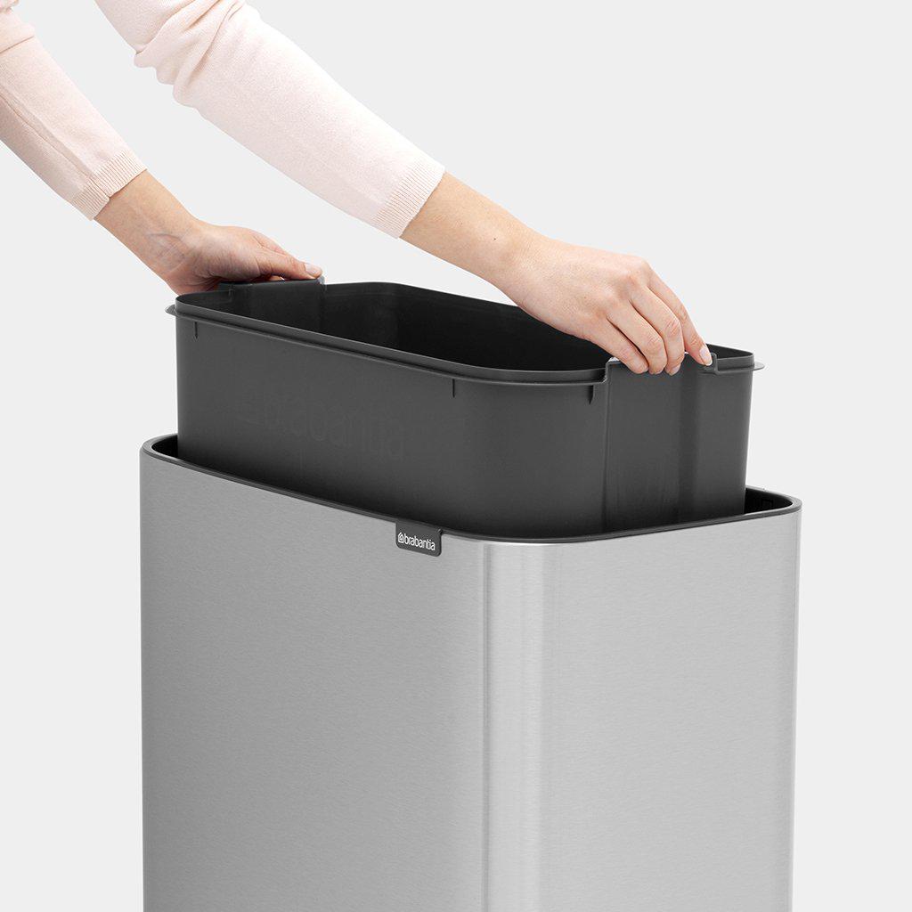 Brabantia Bo Touch Bin afvalemmer 36 ltr. Matt Steel Fingerprint Proof