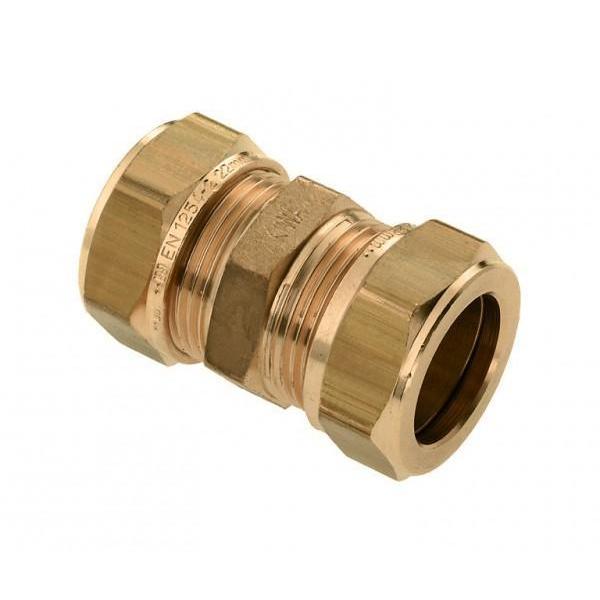 Bonfix Messing Knelkoppeling 28x28mm