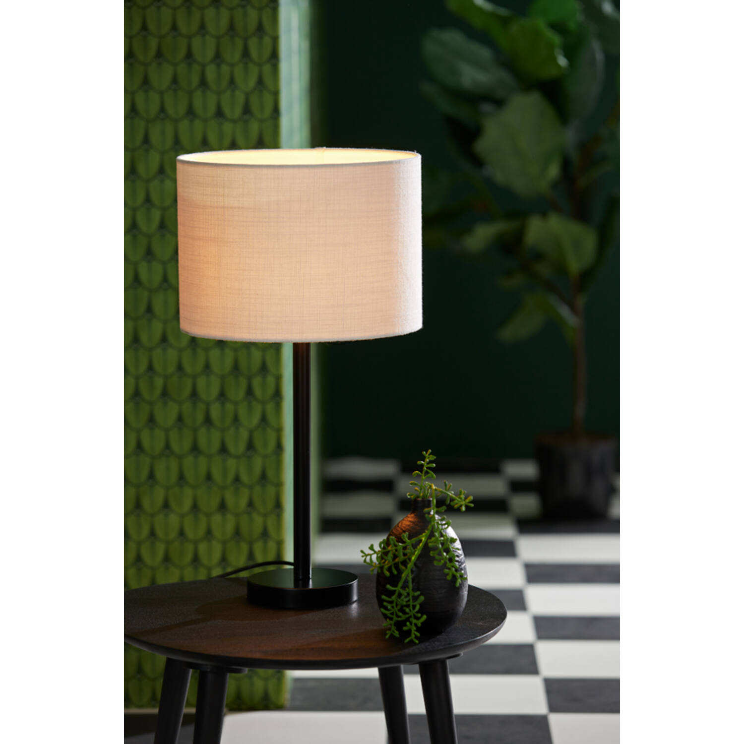 Lamp base ?14x39,5 cm WASHINGTON matt black