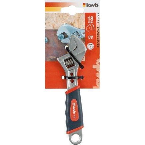 KWB moersleutel 150mm – verstelbare bek tot 18mm