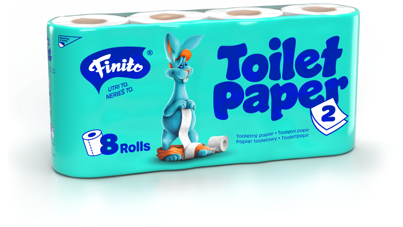 Finito toiletpapier 2-laags 8 rollen