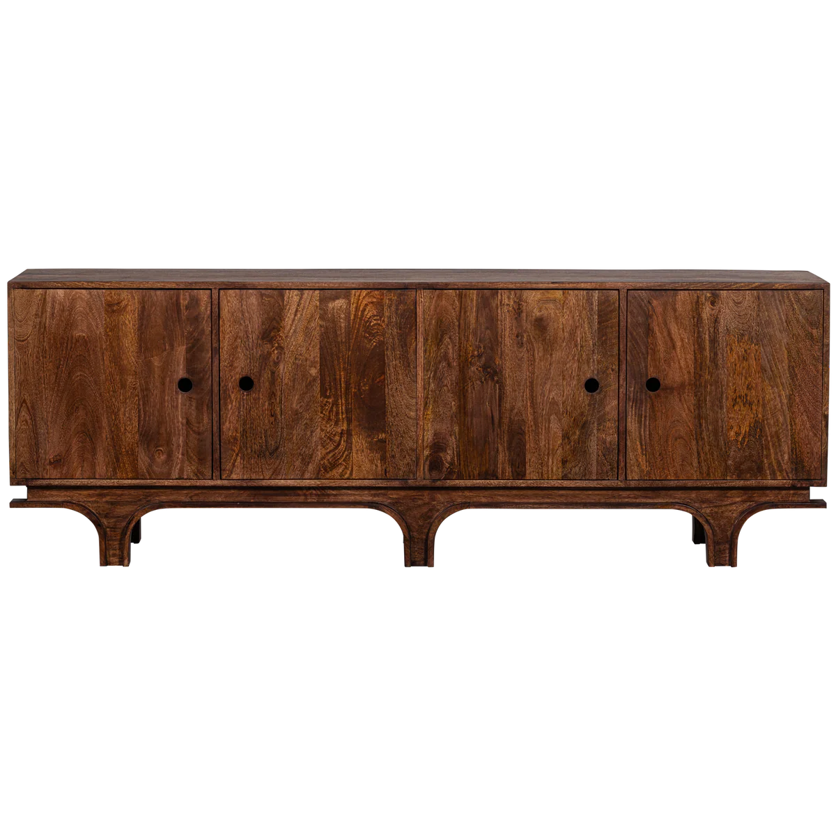 WOOOD SILAS TV MEUBEL 120CM ESSEN BLACKNIGHT [fsc]