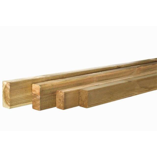 Grenen geschaafde regel 1,9x7,0x180 cm. groen geïmpregneerd Grenen geschaafde regel 1,9x7,0x180 cm. groen geïmpregneerd