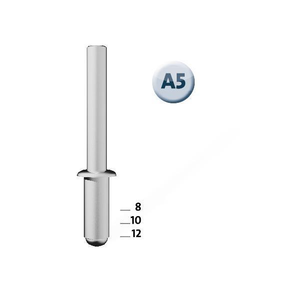 Novus blindklinknagel A5 X 10mm alu SB (30 stuks)