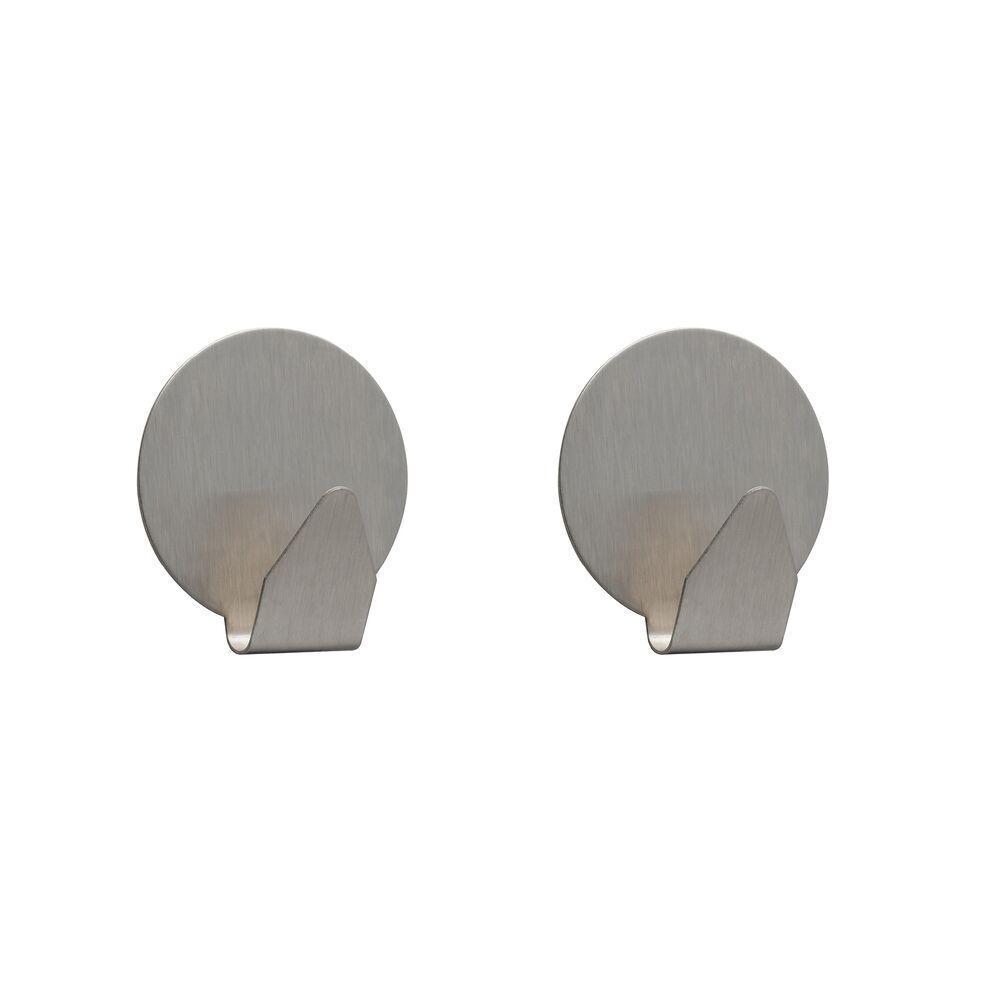 Tiger haak Baseline Round S RVS geborsteld (2 stuks)