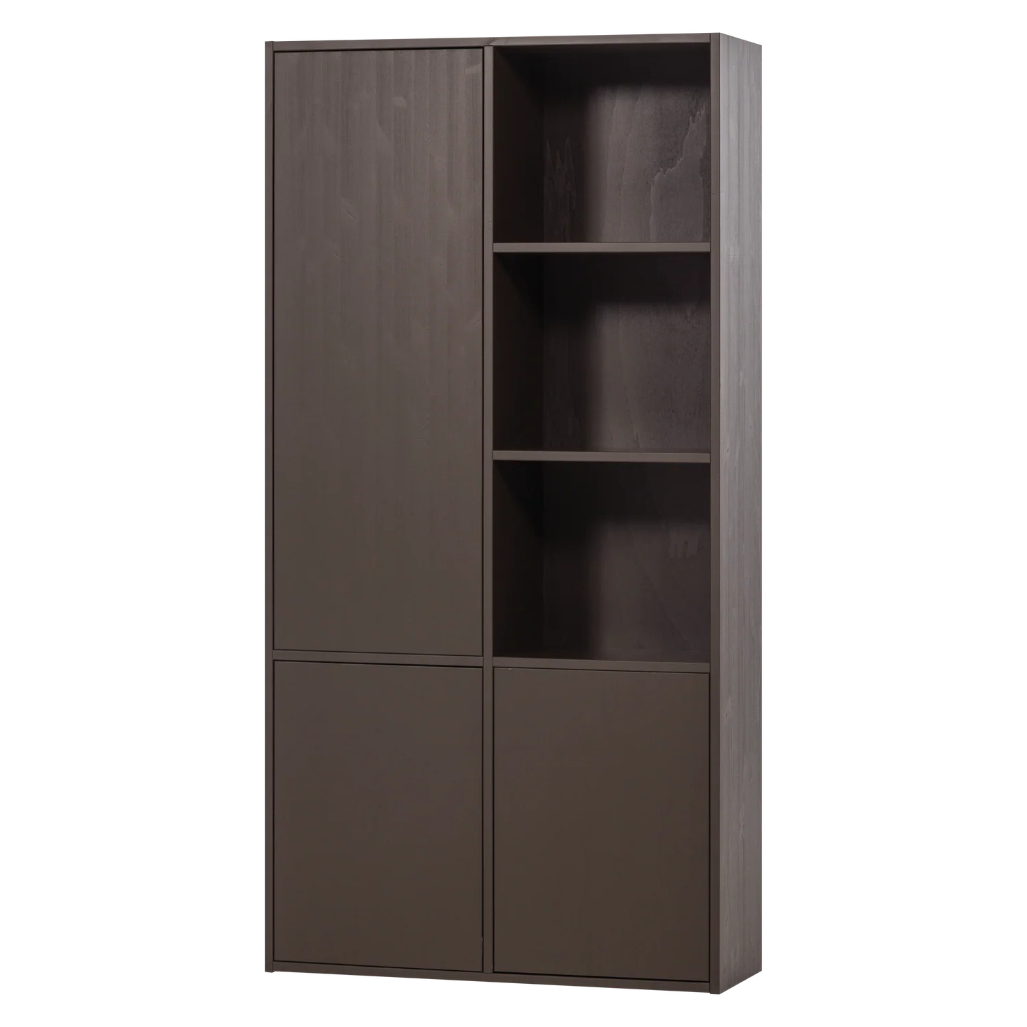 WOOOD Meggy Opbergkast Links 108cm Middenbruin