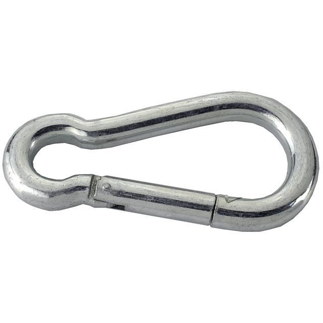 Karabijnhaak 10x100 mm 350 kg verzinkt