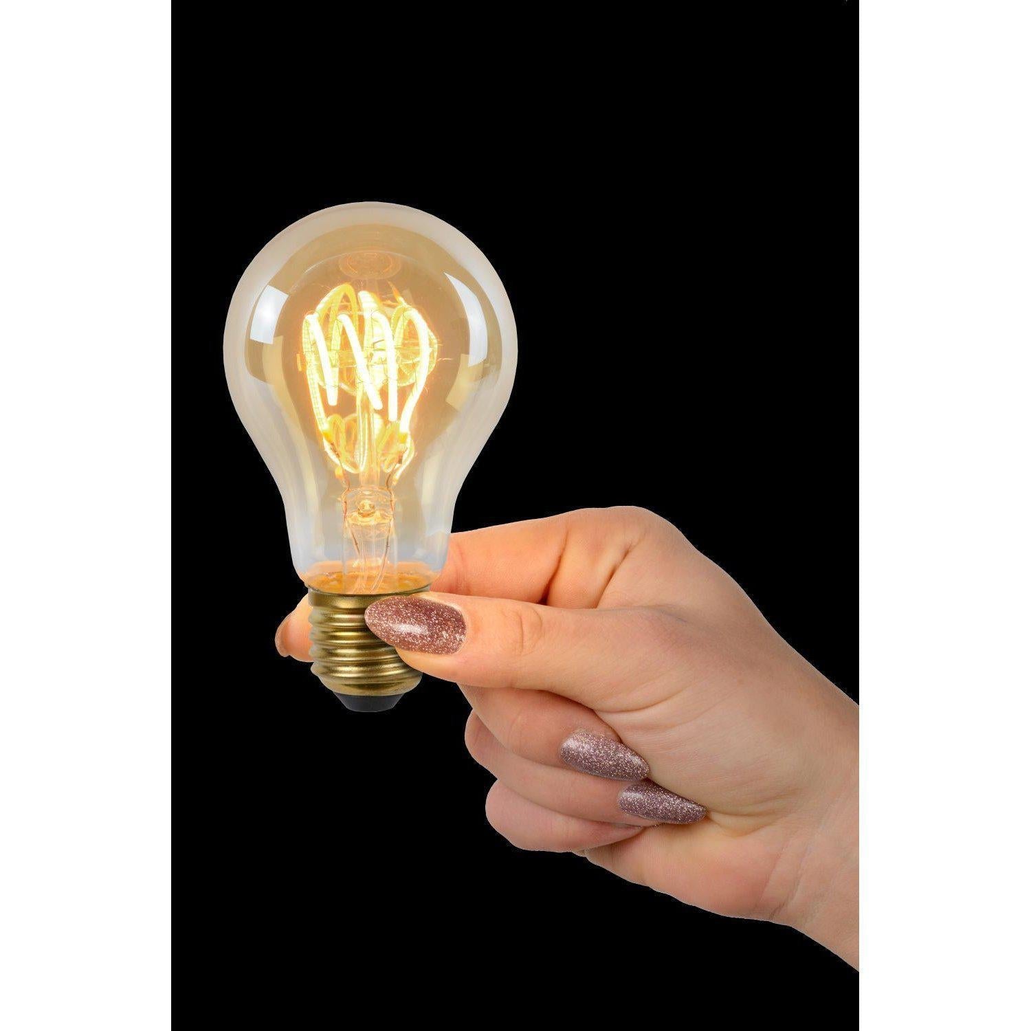 Lucide filament lamp buiten 6 cm LED E27 1x4W 2200K amber