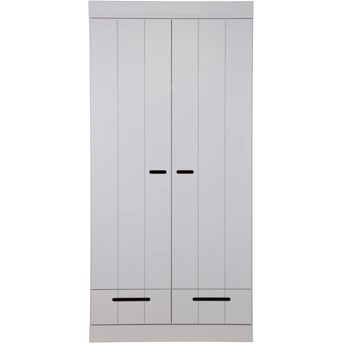 WOOOD Connect - 2 drs + lade -  strokendeur betongrijs