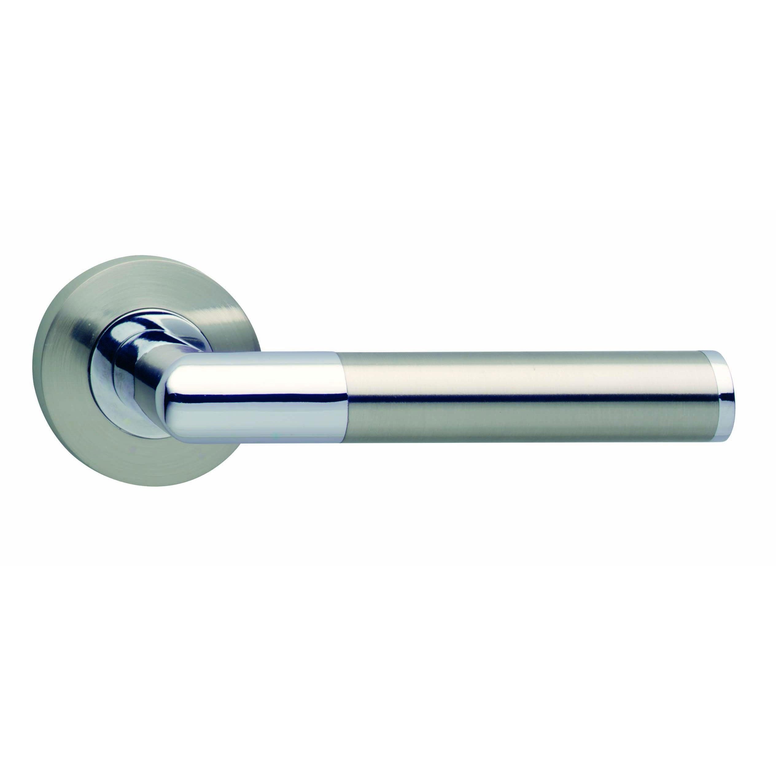 Intersteel deurkruk Bastian op rozet chroom