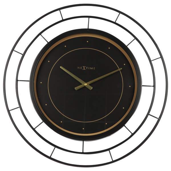 NeXtime wandklok Fancy zwart 70 cm 