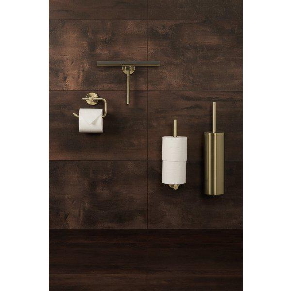 Haceka Kosmos douchewisser met haak geborsteld goud