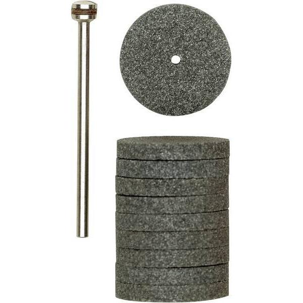 Proxxon SiCa slijpschijven Ø 22 mm, 10 st. + houder