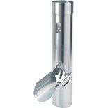 Rheinzink WB regentonklep met RVS-bladvanger 80mm
