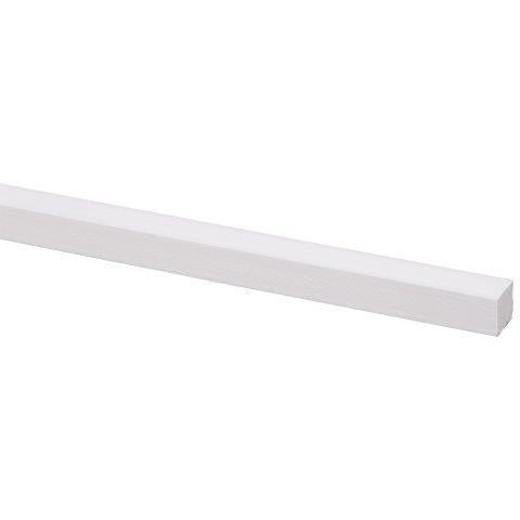 Schaaflat grenen gegrond 12x12mm wit 270cm