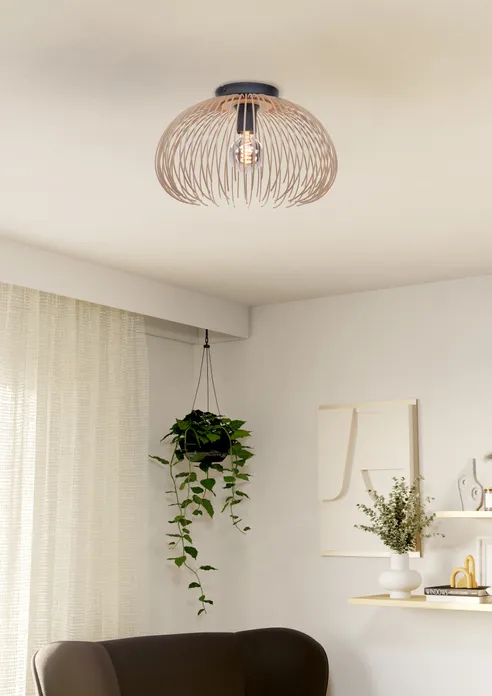 Eglo plafondlamp Alhabia Ø38,5 E27 zand