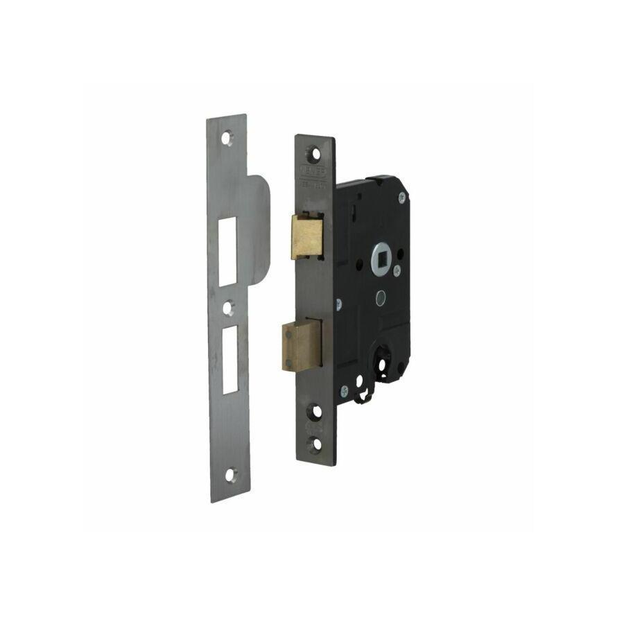 Nemef cilinderslot rechthoekig, rechts en links, type 4119/27, SKG**, RVS 174 x 25 mm