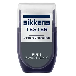 Sikkens kleurstaal A5 Rijks Zwart Grijs