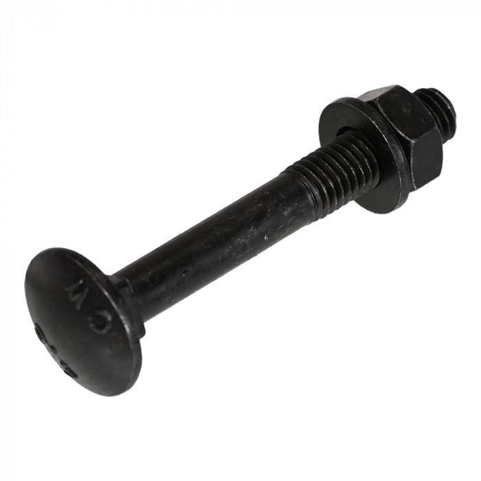 Blackline slotbout + moer + sluitring gezwart deltacoll M8x60 (5)