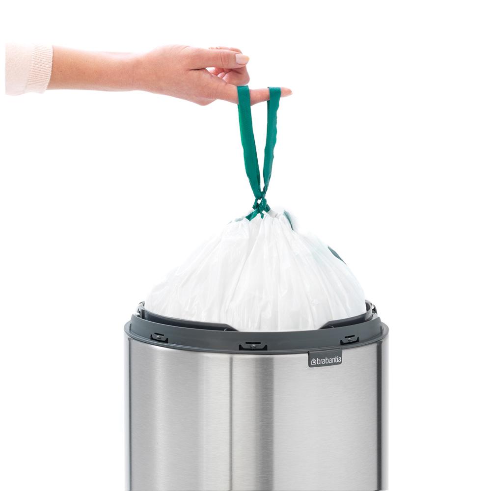 Brabantia Touch Bin afvalemmer 30 ltr. Matt Steel Fingerprint Proof