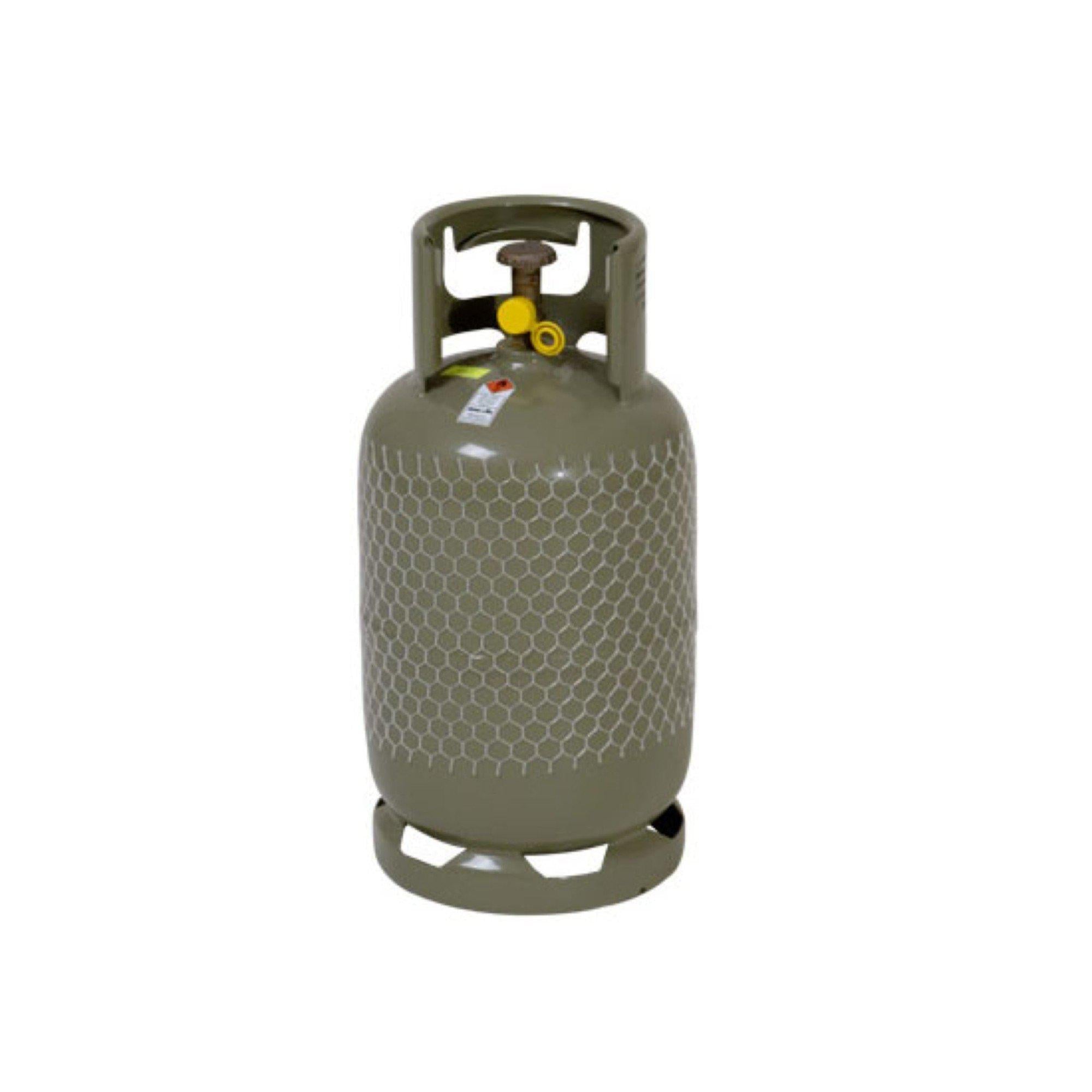 Gasfles met kraan  5kg (din-aansluiting)