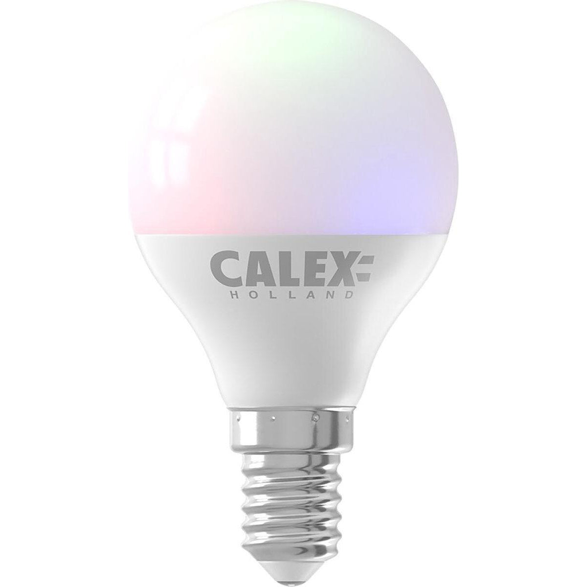 Calex Led Controller CALEX Smart LED kogellamp P45 E14 220-240V 5W 470lm 2200-4000K + RGB ...