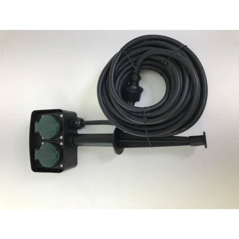 Tuinspies 2V + RA 10 meter 3x1,5mm² H07RN-F