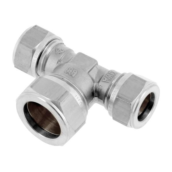 Bonfix Nikkel T-stuk 15x22x15mm