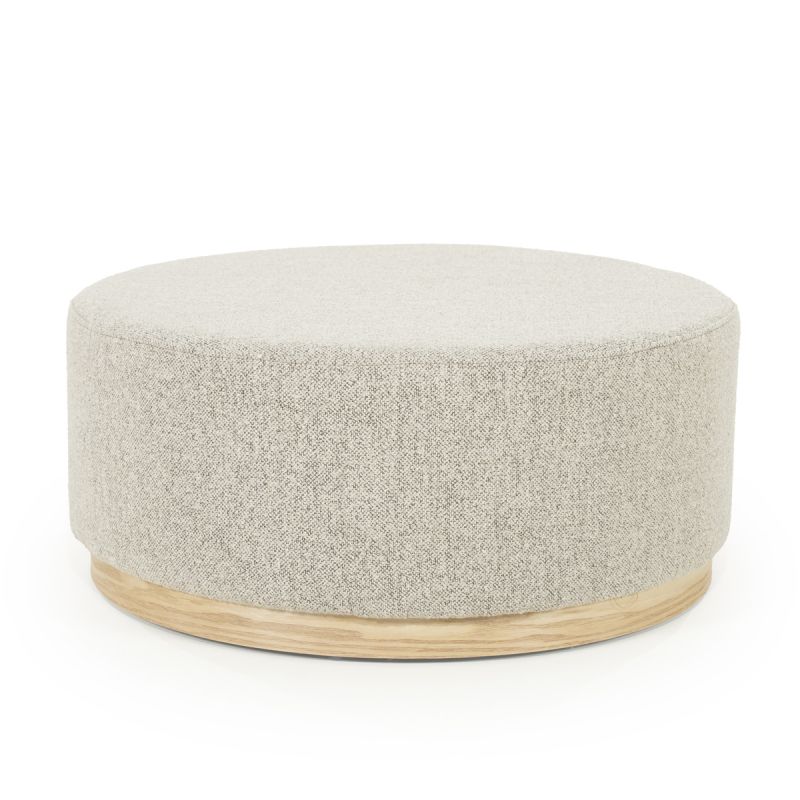 Eleonora Poef Avah large - taupe Mantz