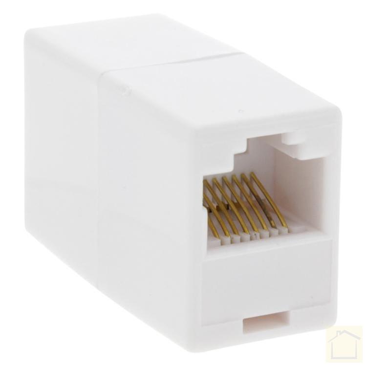 Q-Link UTP koppelstuk cat5, RJ45, 8-polig wit