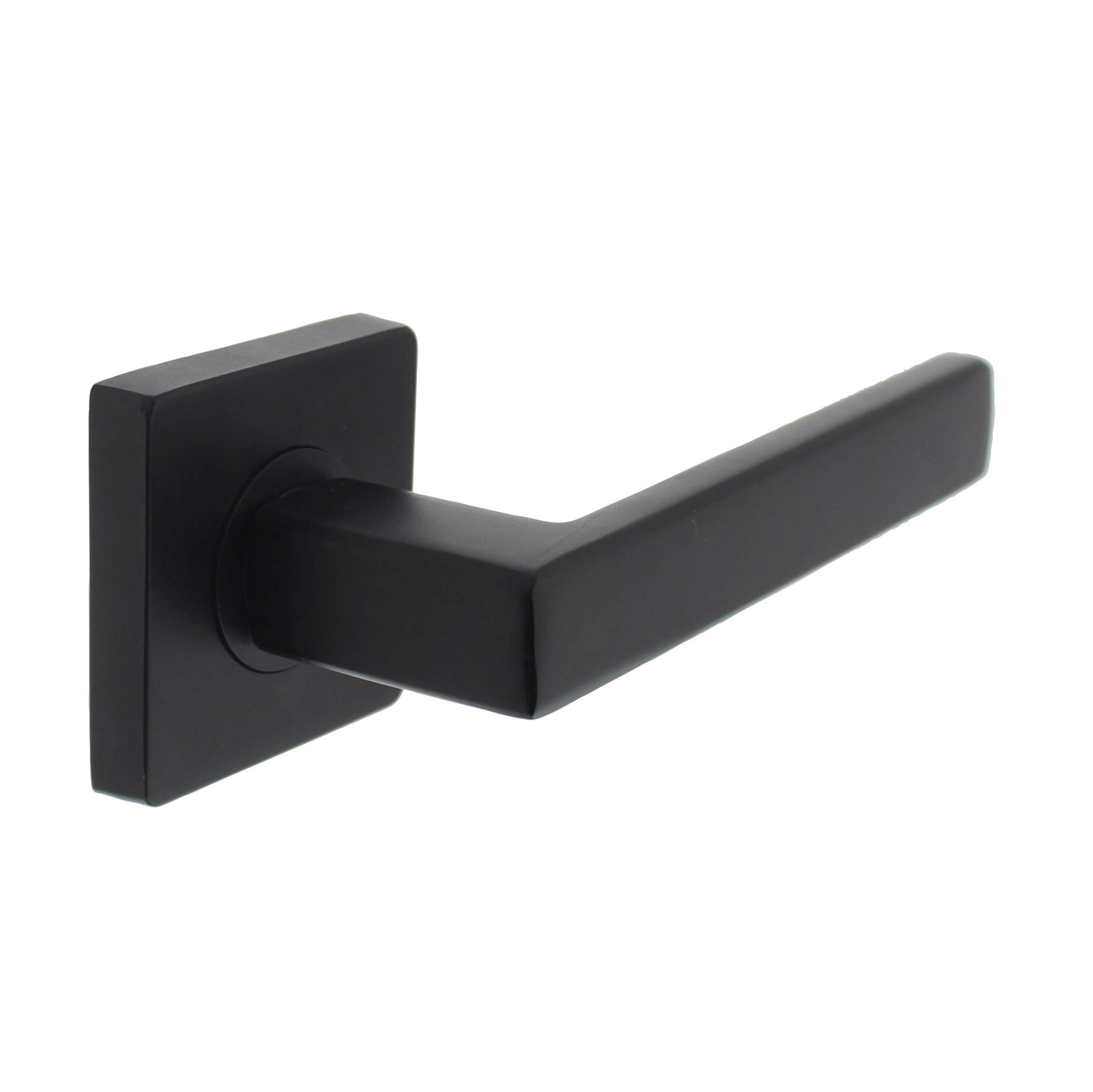 Intersteel deurkruk Hera mat zwart
