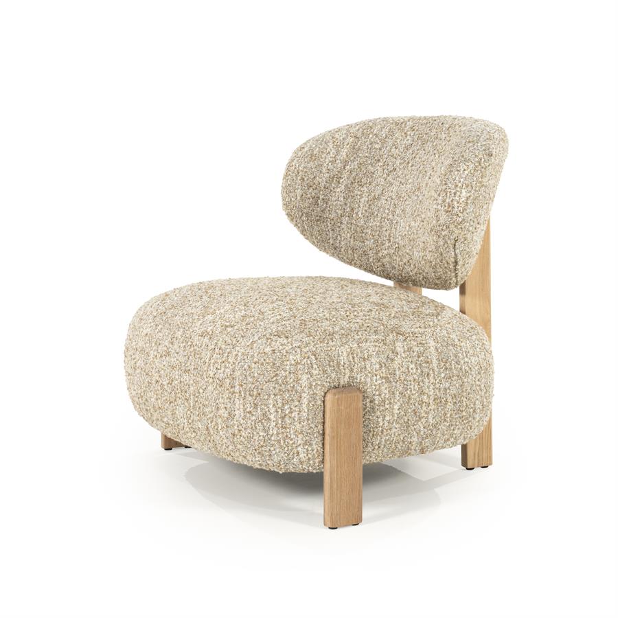 Eleonora fauteuil Reza naturel - beige Bay