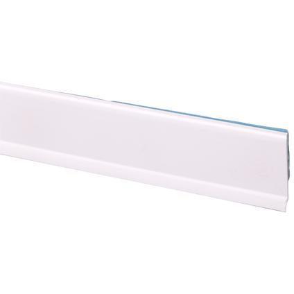 Afwerkingsprofiel kunststof zelfklevend 30x4mm wit 260 cm.