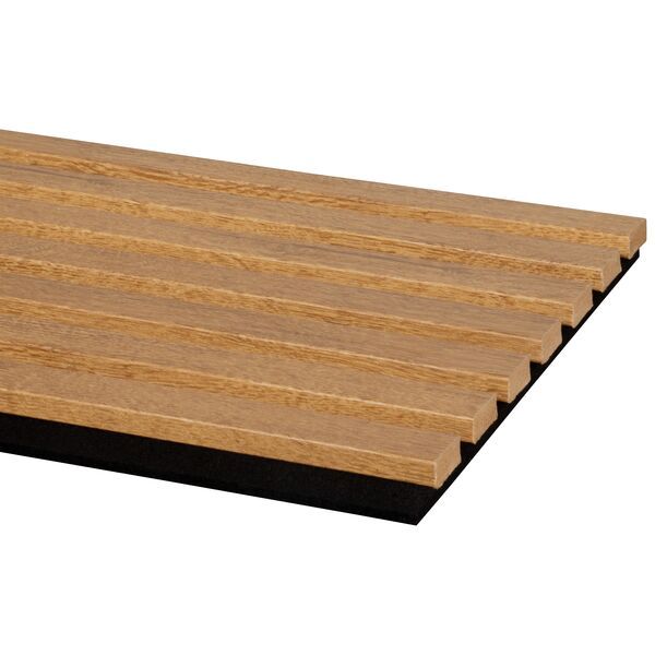 Decowall Acoustic paneel brons eiken 260x30cm – 2 stuks