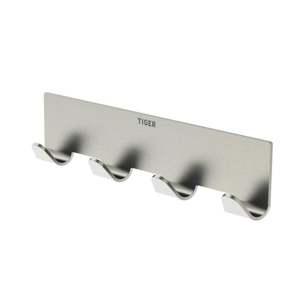Tiger haak Rack Basic RVS geborsteld