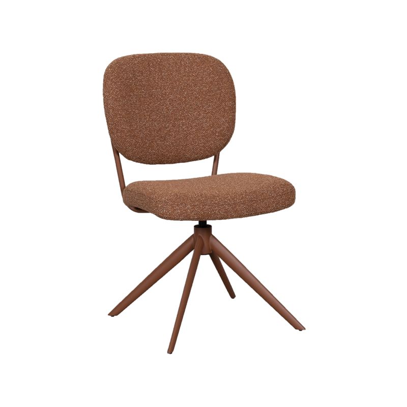 LABEL51 Eetkamerstoel Geneva coral boucle