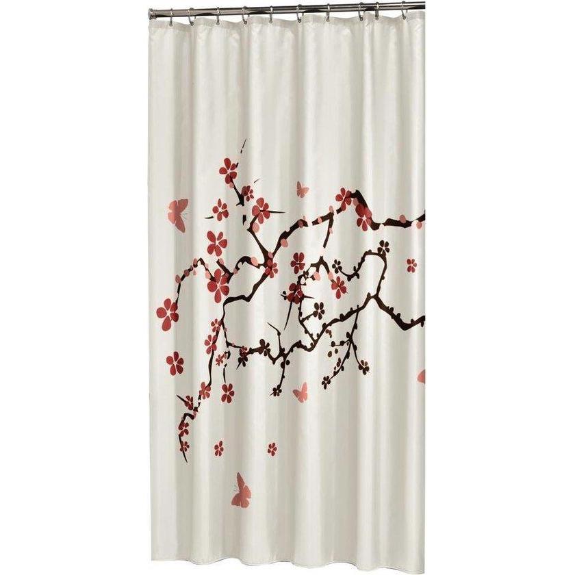 Sealskin Blossom douchegordijn polyester 180x200 rood