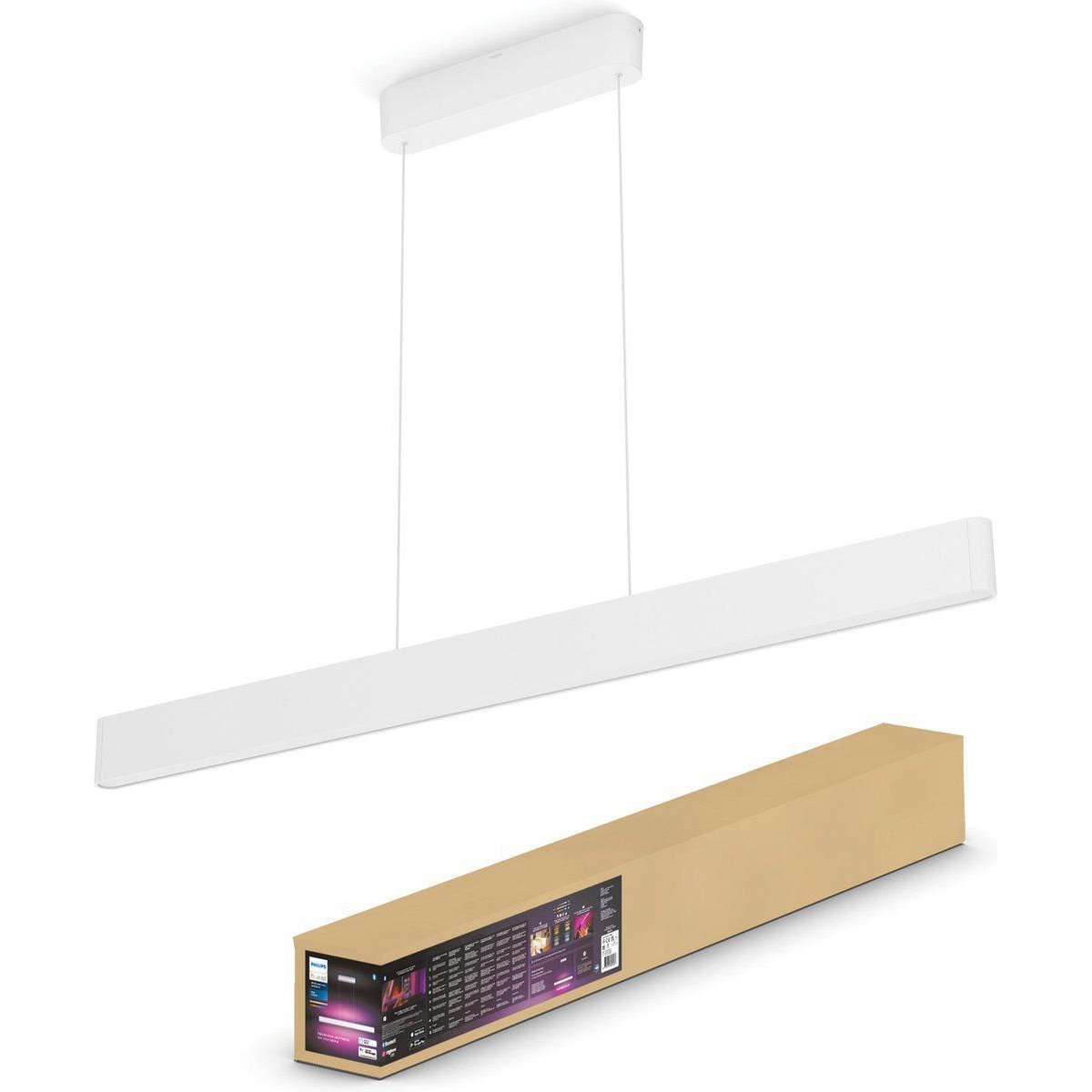 Philips Hue Ensis hanglamp wit en gekleurd licht wit