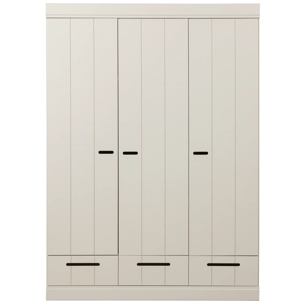 WOOOD CONNECT 3 DEURS KLEDINGKAST + LADE DUST [fsc]