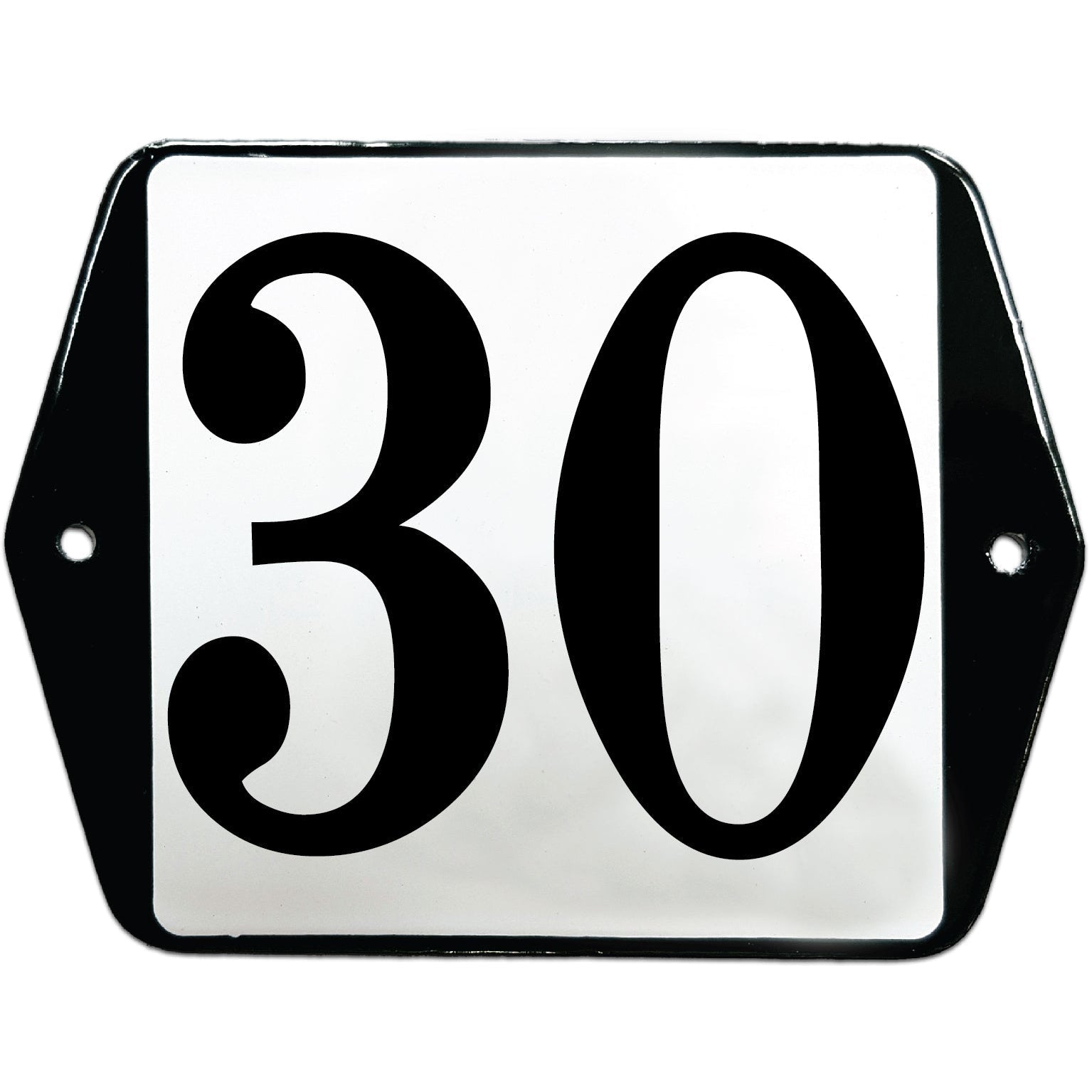 Emaille Huisnummer 10x10 - 30