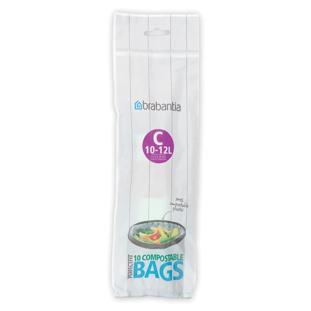 Brabantia PerfectFit afvalzakken Code C 10-12 ltr. 10 st.