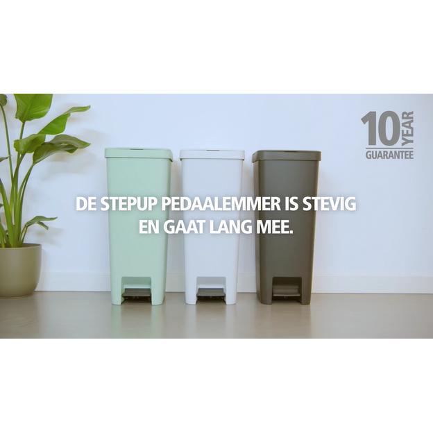 Brabantia StepUp pedaalemmer 40L Dark Grey