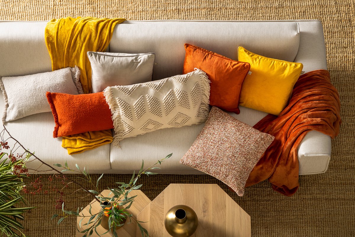 Dutch Decor sierkussen Odin Pumice Stone 60×40 cm