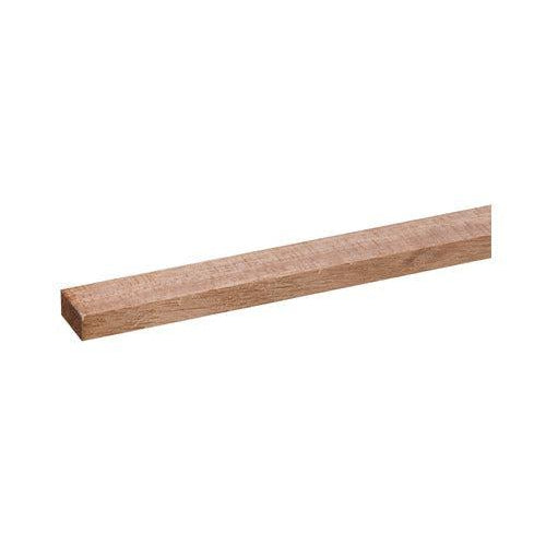 Schaaflat hardhout 9x18mm 210cm