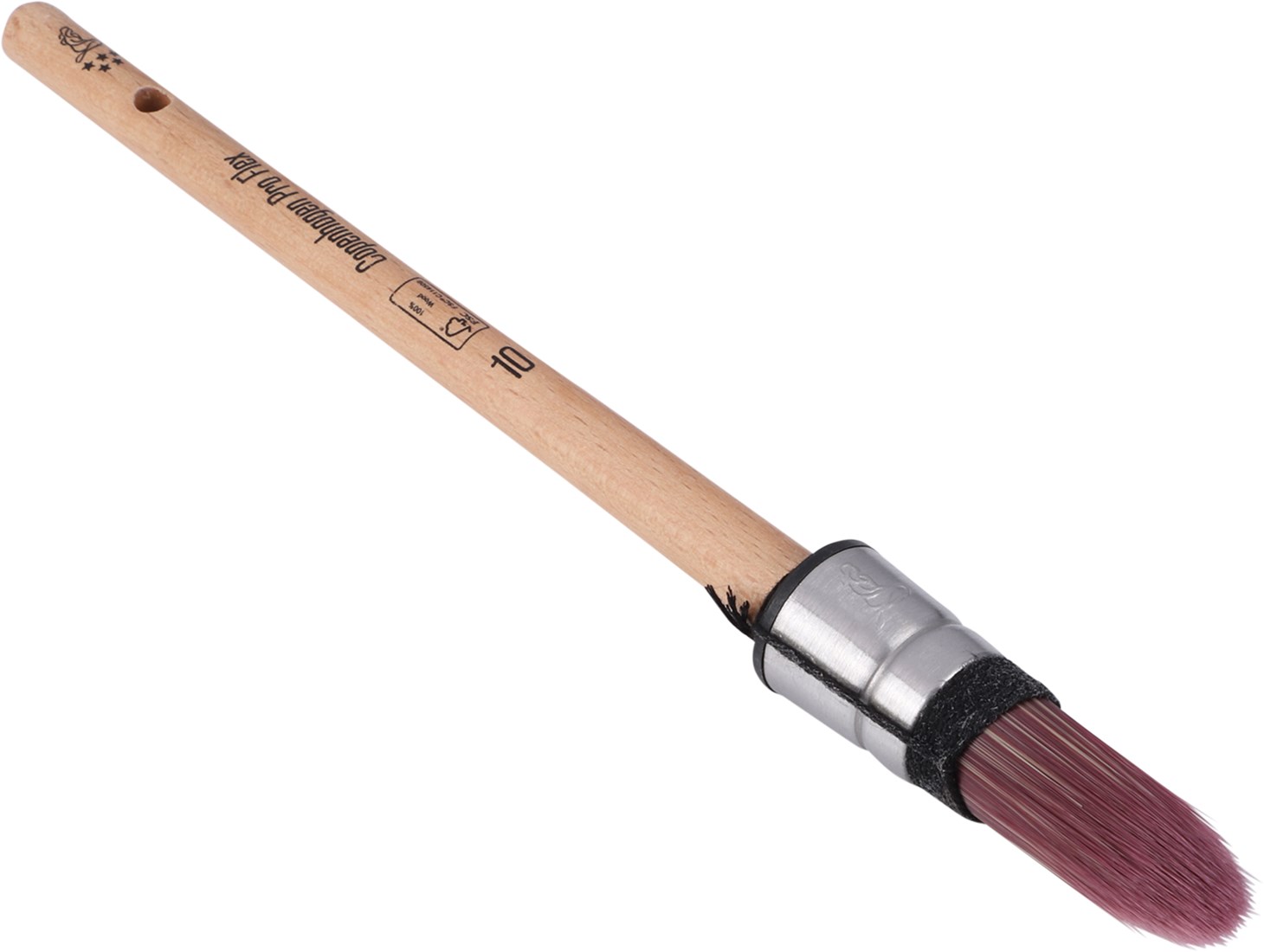 Copenhagen Pro flex patentpuntkwast synthetisch haar maat 10