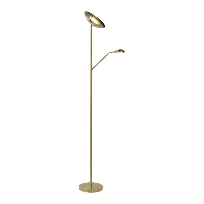 Lucide Zenith leeslamp 25,4 cm LED dimbaar 3000k mat goud/messing