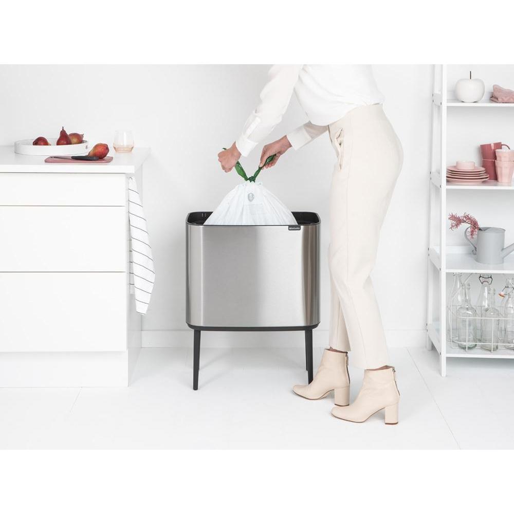 Brabantia Bo Touch Bin afvalemmer 36 ltr. Matt Steel Fingerprint Proof