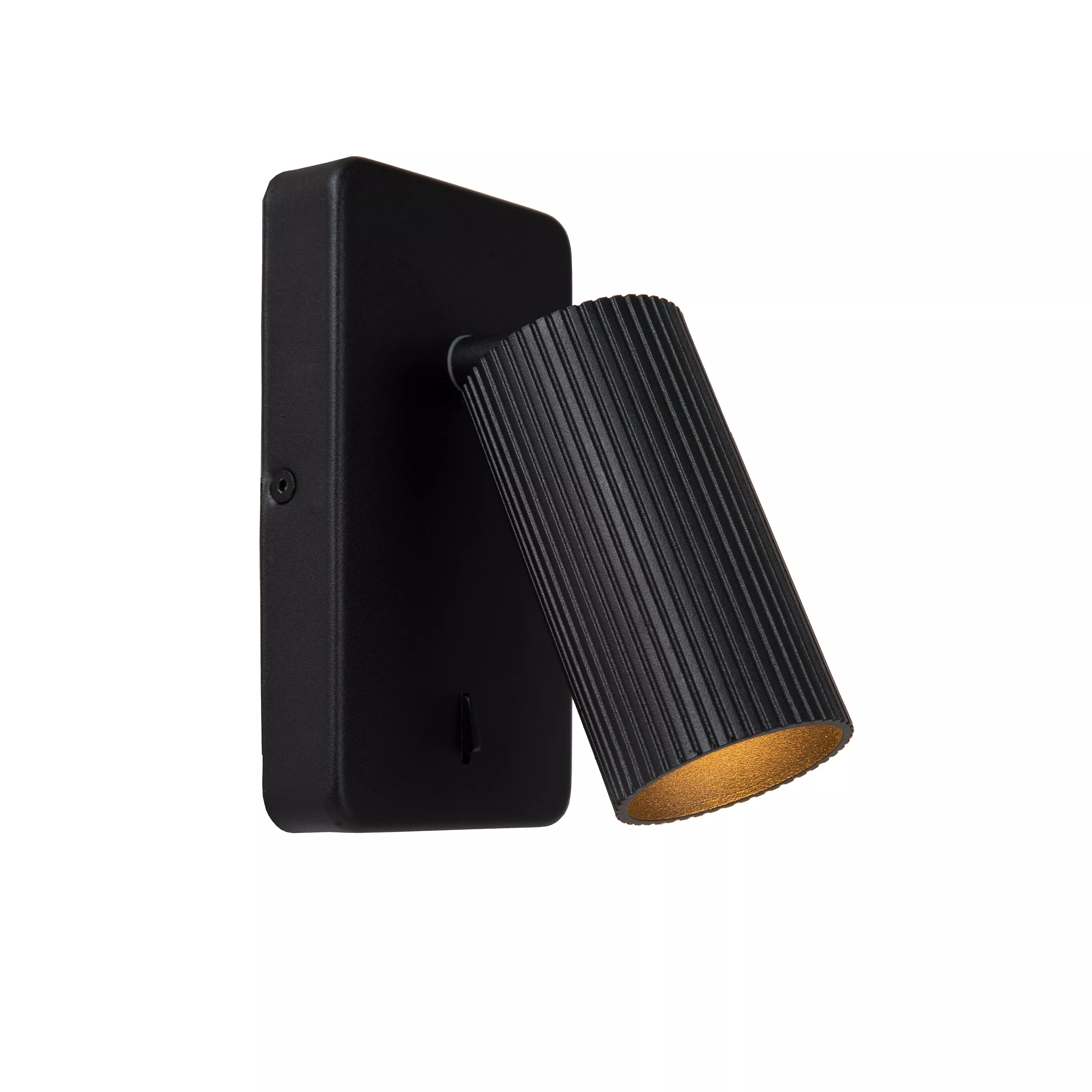 CLUBS Bedlamp-Zwart-1xGU10-40W-Alumin.