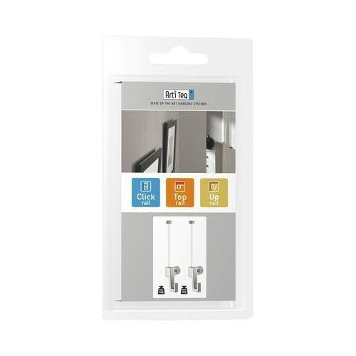 Artiteq PHS perlonkoord + haak 4kg Click + Top + Up rail 5pp (2 stuks)