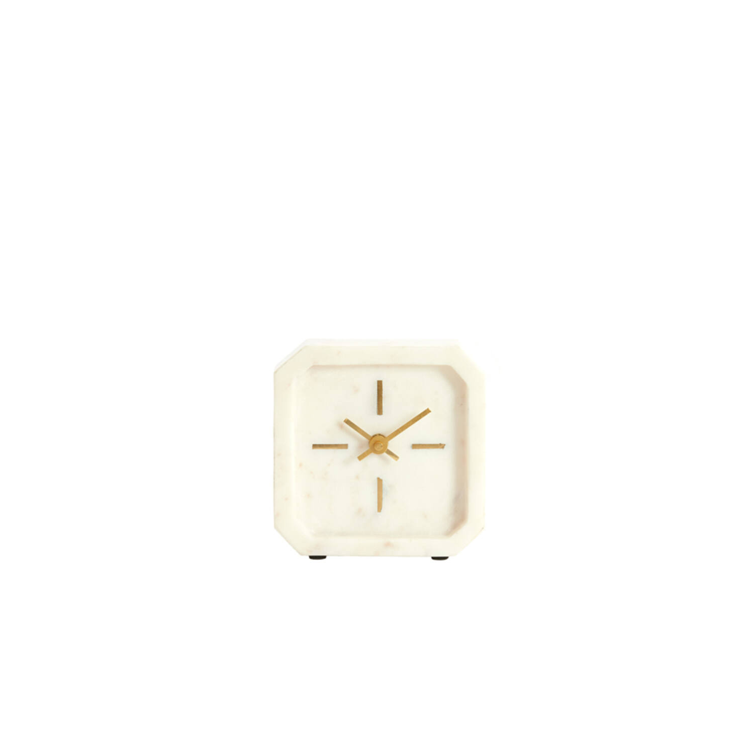 Light & Living Klok Pablia wit 13x4x13 cm